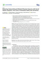 Detecting Natural Hazard-Related Disaster Impacts with Social Media Analytics: The Case of Australian States and Territories