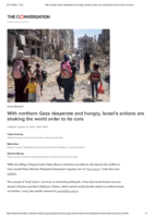 With northern Gaza desperate and hungry, Israel’s actions are shaking the world order to its core