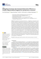 Mitigating Genotype–Environment Interaction Effects in a Genetic Improvement Program for Liptopenaeus vannamei