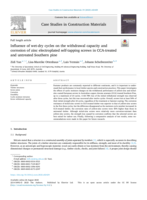 Influence of wet-dry cycles on the withdrawal capacity and corrosion of zinc electroplated self-tapping screws in CCA-treated and untreated Southern pine