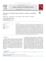 Deactivation of chromated copper arsenate as a catalyst in smouldering of wood