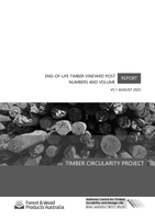 End-of-Life Timber Vineyard Post Numbers and Volume