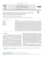 Investigating perspectives towards online content that promotes road safety: A qualitative study across three age groups