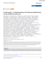 FreshLanDiv: A Global Database of Freshwater Biodiversity Across Different Land Uses