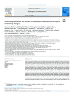 Prioritising challenges and actions for freshwater conservation in a tropical biodiversity hotspot