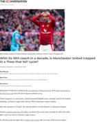 With its 10th coach in a decade, is Manchester United trapped in a ‘fixes that fail’ cycle?