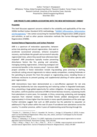 Assisted Natural Regeneration (ANR) Projects and Carbon Accounting with the New Methodology VM0047