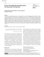 Future-Proofing Nursing Education: An Australian Perspective