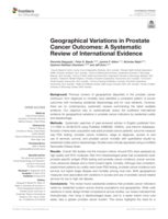 Geographical Variations in Prostate Cancer Outcomes: A Systematic Review of International Evidence
