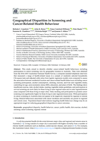 Geographical Disparities in Screening and Cancer-Related Health Behaviour