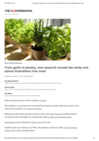 From garlic to parsley, new research reveals the herbs and spices Australians love most