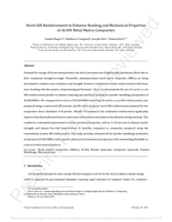 Novel Aln Reinforcement to Enhance Bonding and Mechanical Properties of Al/Aln Metal Matrix Composites