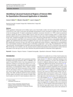 Identifying Calcaneal Anatomical Regions of Interest (ROI) for Quantitative Ultrasound Application in Subadults