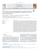 To what extent has a systems thinking approach been applied to understand motor vehicle crashes involving ambulances? A systematic review of risk factors and characteristics