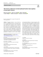 The known unknowns in international border interceptions of non-native insects