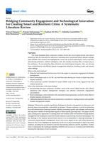 Bridging Community Engagement and Technological Innovation for Creating Smart and Resilient Cities: A Systematic Literature Review