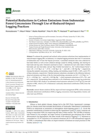 Potential Reductions in Carbon Emissions from Indonesian Forest Concessions Through Use of Reduced-Impact Logging Practices