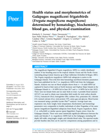 Health status and morphometrics of Galápagos magnificent frigatebirds (Fregata magnificens magnificens) determined by hematology, biochemistry, blood gas, and physical examination