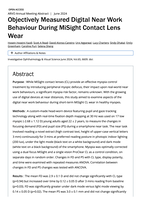 Objectively Measured Digital Near Work Behaviour During MiSight Contact Lens Wear
