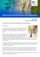 MAIC/UniSC Road Safety Research Collaboration Newsletter, Issue 3 / November 2024