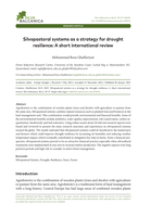 Silvopastoral systems as a strategy for drought resilience: A short international review