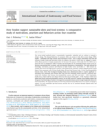 How foodies support sustainable diets and food systems: A comparative study of motivations, practices and behaviors across four countries