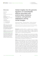 Global insights into the genome dynamics of Clostridioides difficile associated with antimicrobial resistance, virulence, and genomic adaptations among clonal lineages