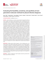 Evaluating the feasibility, sensitivity, and specificity of next-generation molecular methods for pleural infection diagnosis