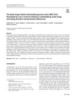 The body image related cyberbullying picture series (BRC-PicS): developed for use in research relating to cyberbullying, body image and eating disorders among female adolescents