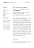 Food loss in Pacific Island Countries: a scoping review of the literature