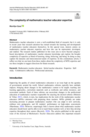 The complexity of mathematics teacher educator expertise