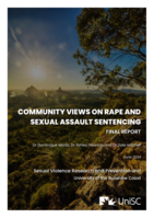 Community Views on Rape and Sexual Assault Sentencing: Final Report