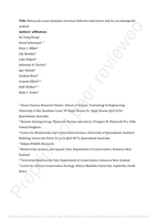 Mesoscale Ocean Dynamics Structure Fisheries Interaction Risk for an Endangered Seabird