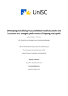 Developing and utilising musculoskeletal models to predict the locomotor and energetic performance of hopping macropods