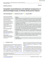 Compulsive sexual behaviours and relational consequences: A phenomenological study on intimate female partner impacts