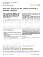 Open letter: There are more than just trees and forests to be conserved and restored