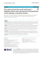 The status of care for youth with type 1 diabetes within and coming from humanitarian crises settings: a narrative review