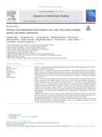 Waiting to be discharged from intensive care units: Key factors shaping patient and family experiences