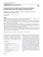 Metacognitive Beliefs and Body Image: Developing and Validating the Metacognitions About Physical Appearance Questionnaire