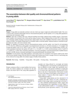 The association between diet quality and chrononutritional patterns in young adults