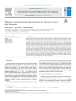 Efficacious learning strategies and experiences for education recovery after disruption