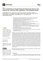 The Contribution of Foods Prepared Outside the Home to the Diets of 18- to 30-Year-Old Australians: The MYMeals Study