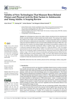 Validity of New Technologies That Measure Bone-Related Dietary and Physical Activity Risk Factors in Adolescents and Young Adults: A Scoping Review