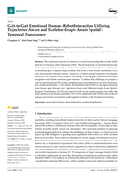 Gait-to-Gait Emotional Human-Robot Interaction Utilizing Trajectories-Aware and Skeleton-Graph-Aware Spatial-Temporal Transformer