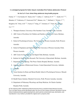 A co-designed program for better sleep in Australian First Nations adolescents: Protocol for the Let's Yarn About Sleep adolescent sleep health program