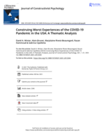 Construing Worst Experiences of the COVID-19 Pandemic in the USA: A Thematic Analysis