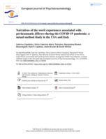 Narratives of the worst experiences associated with peritraumatic distress during the COVID-19 pandemic: a mixed method study in the USA and Italy