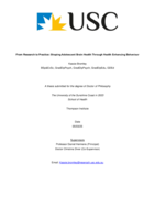 From Research to Practice: Shaping Adolescent Brain Health Through Health Enhancing Behaviour