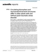 Circulating biomarkers and neuroanatomical brain structures differ in older adults with and without post-traumatic stress disorder