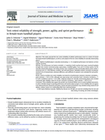 Test-retest reliability of strength, power, agility, and sprint performance in female team handball players